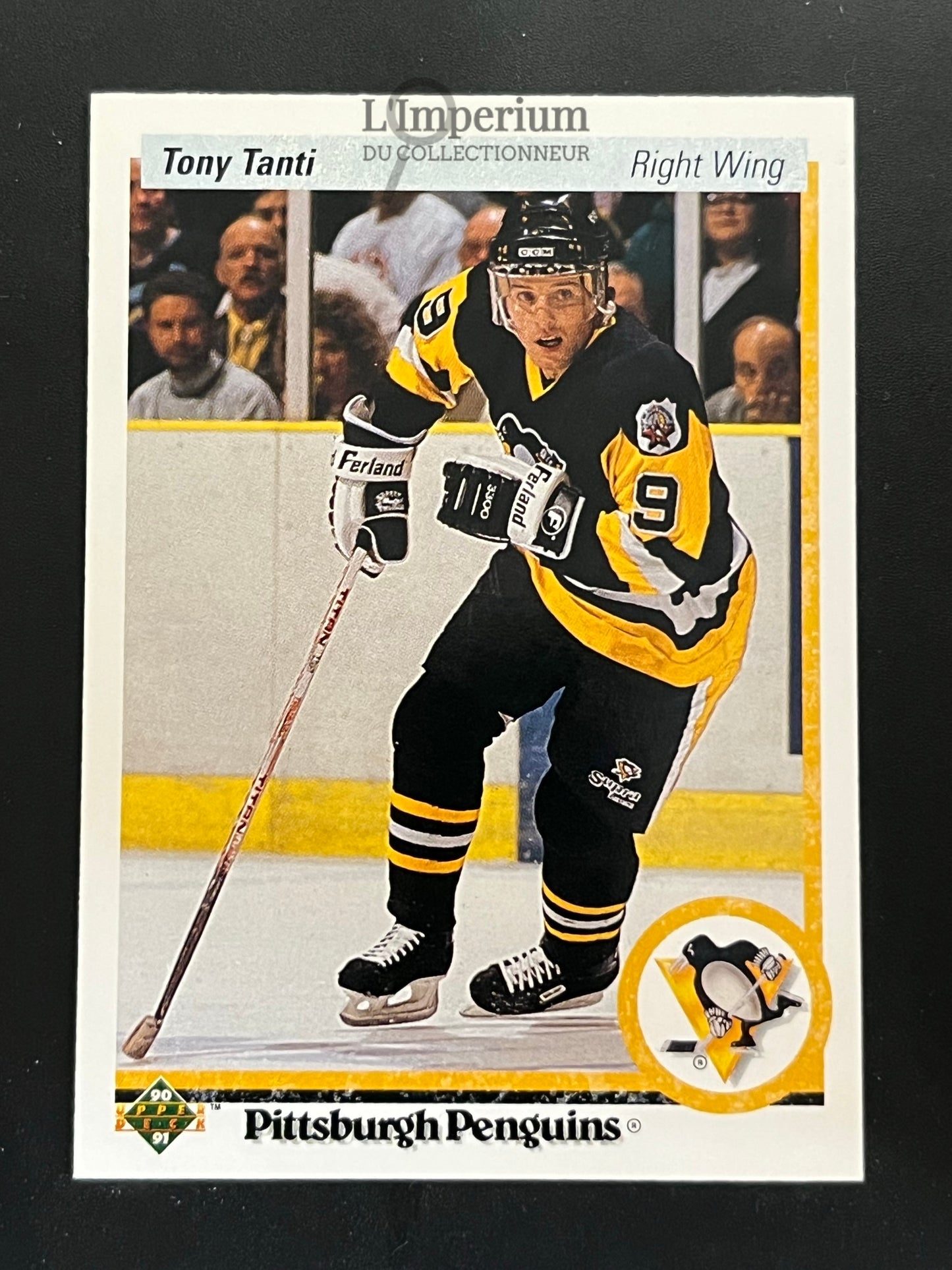 197. Tony Tanti Upper Deck 1990-91 Hockey Card