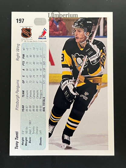 197. Tony Tanti Upper Deck 1990-91 Hockey Card