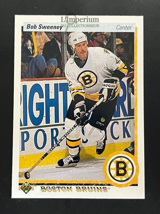 198. Bob Sweeney Upper Deck 1990-91 Hockey Card