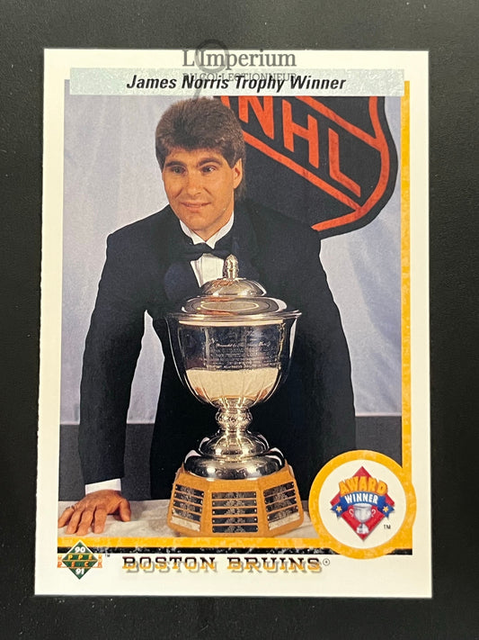 204. Ray Bourque (Norris) Upper Deck 1990-91 Hockey Card