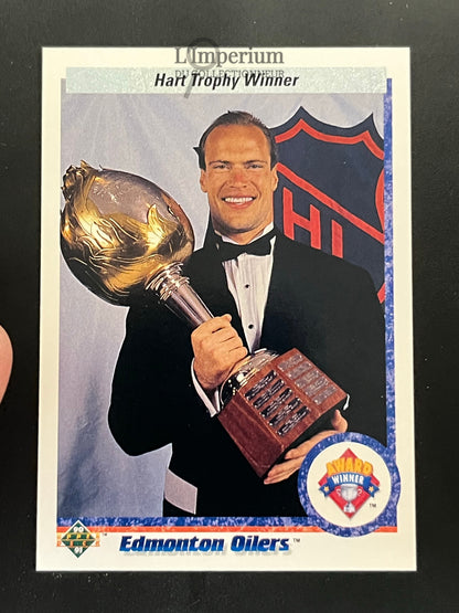 206. Mark Messier (Hart) Upper Deck 1990-91 Hockey Card