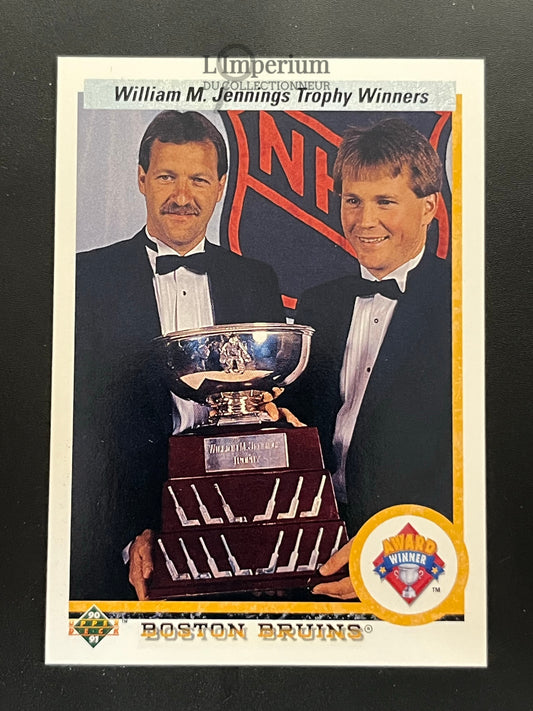 209. William Jennings Trophy Upper Deck 1990-91 Hockey Card