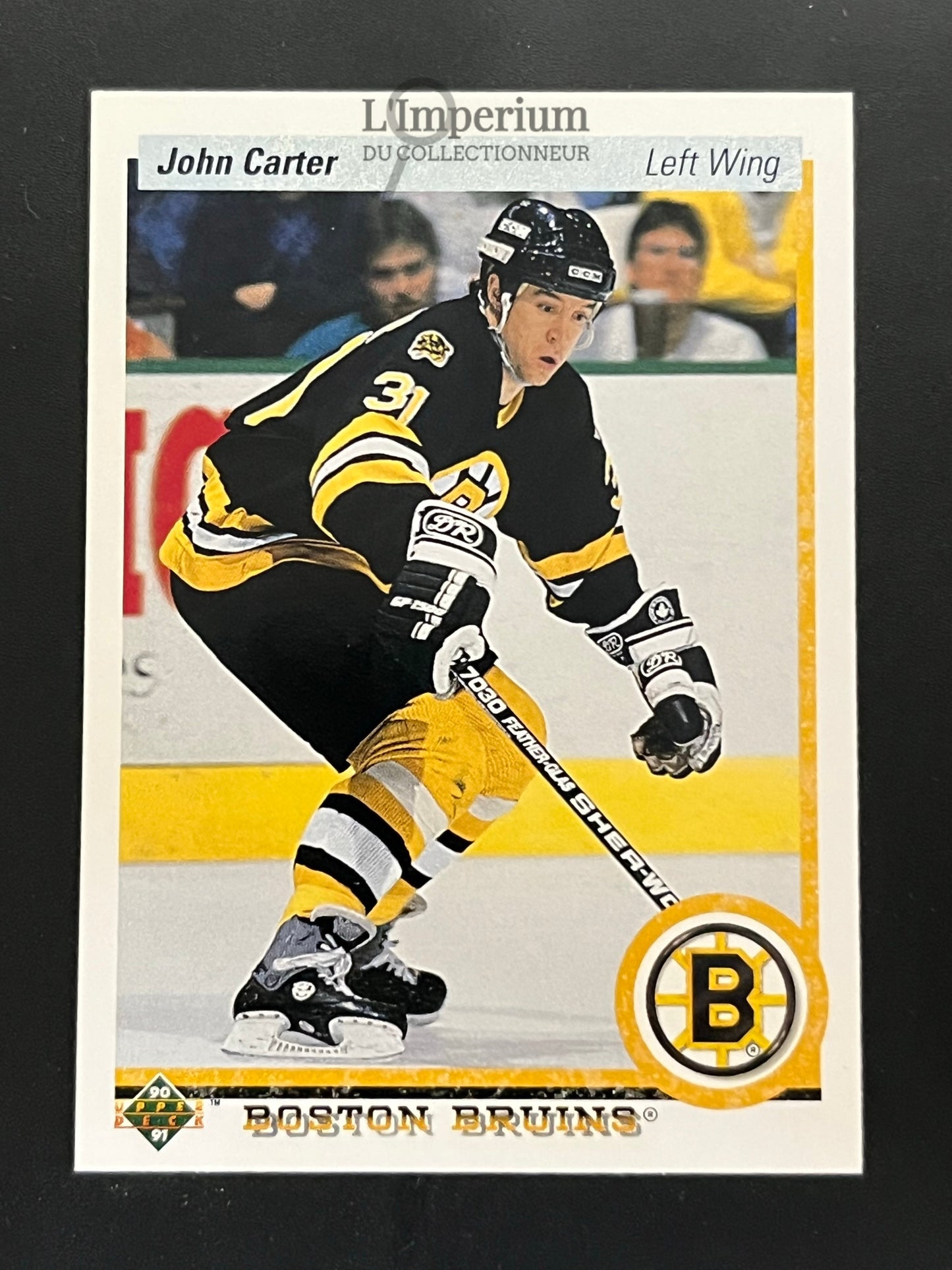 211. John Carter RC Upper Deck 1990-91 Hockey Card