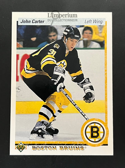211. John Carter RC Upper Deck 1990-91 Hockey Card