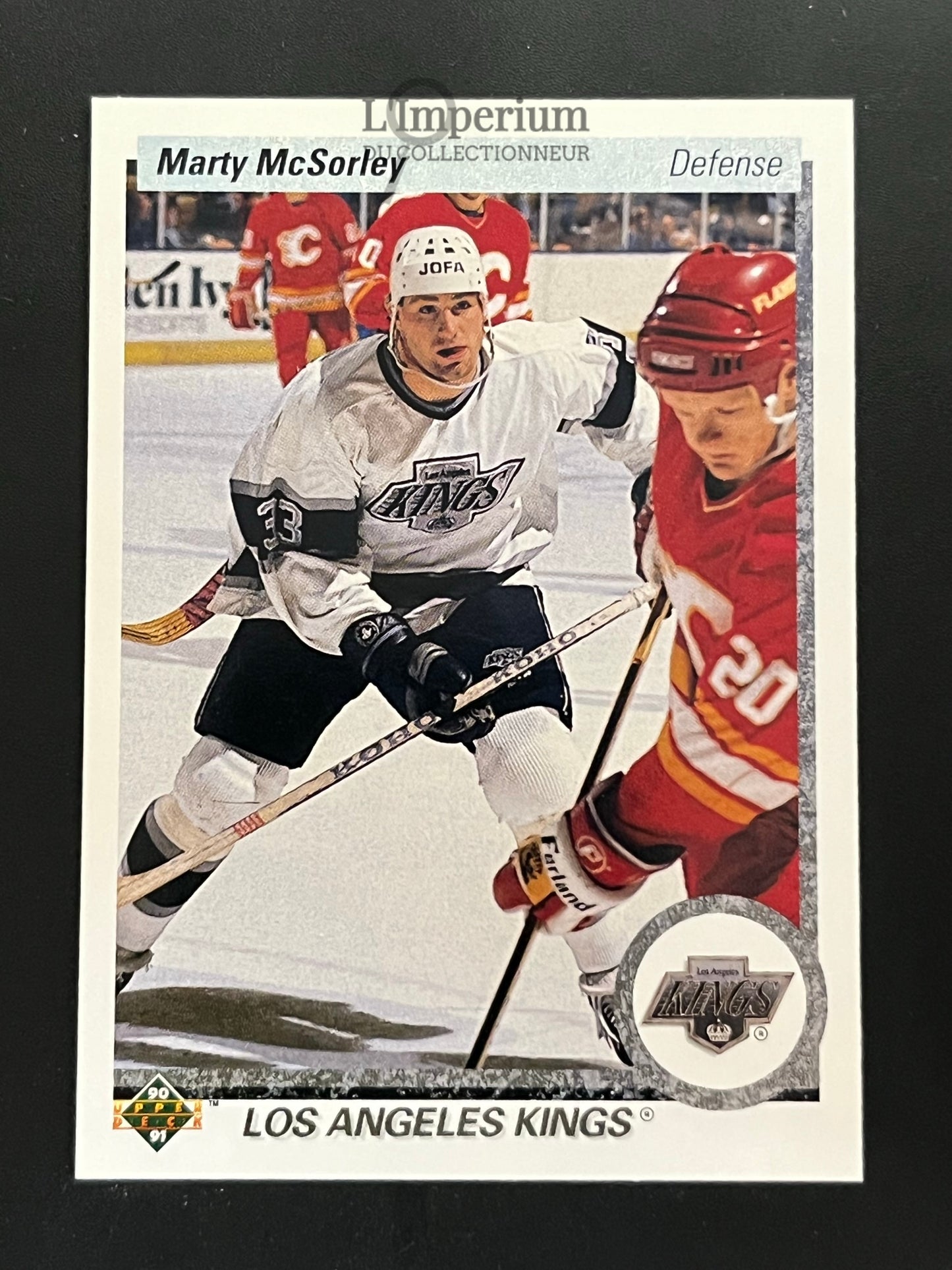 212. Marty McSorley Upper Deck 1990-91 Hockey Card
