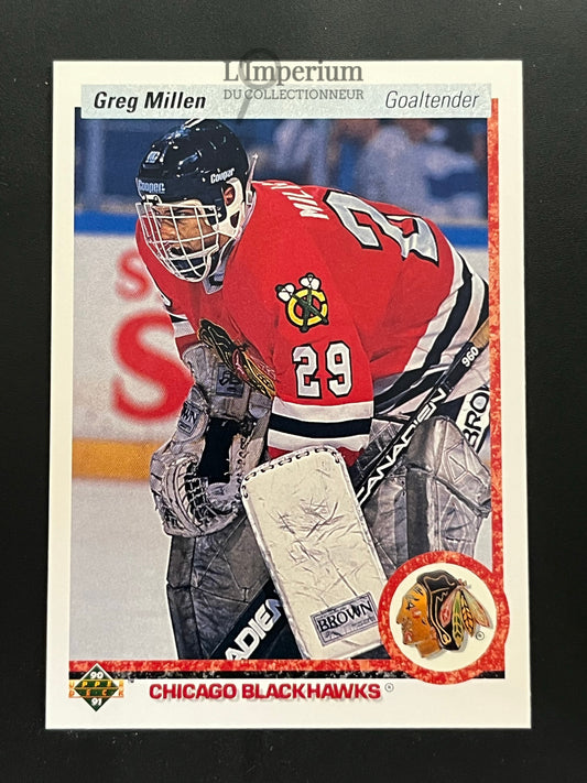 213. Greg Millen Upper Deck 1990-91 Hockey Card