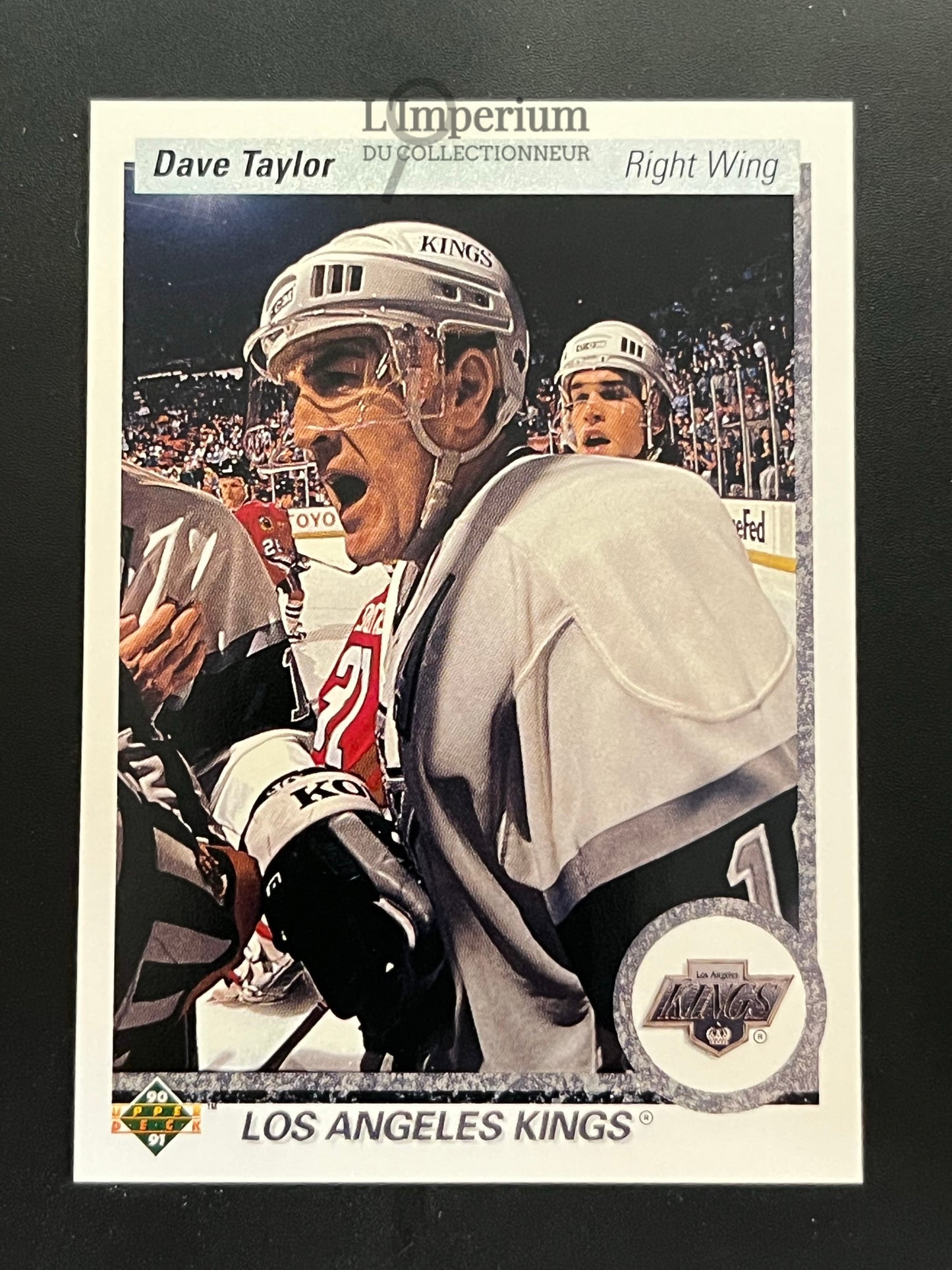 214. Dave Taylor Upper Deck 1990-91 Hockey Card