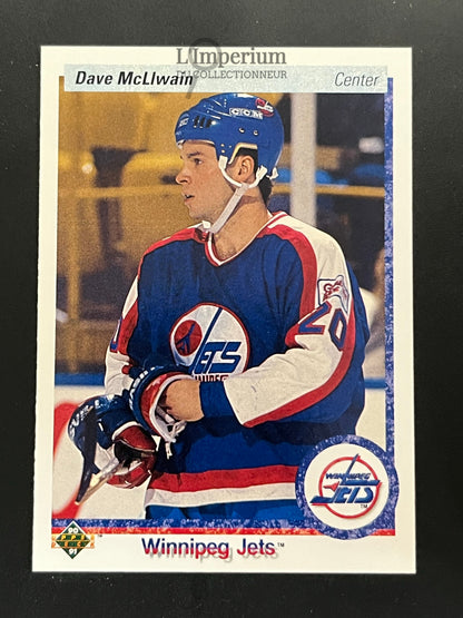216. Dave McLIwain Upper Deck 1990-91 Hockey Card