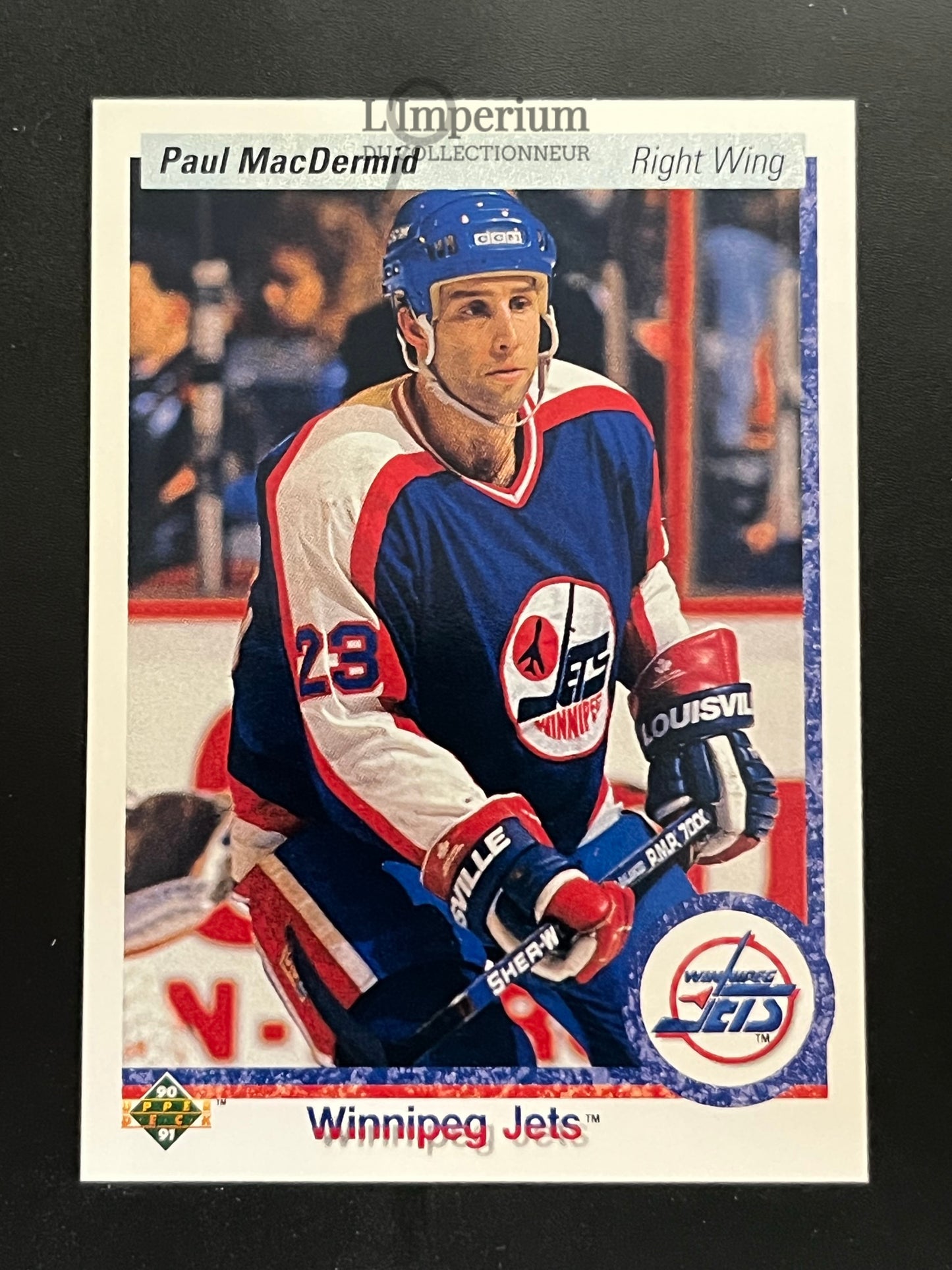 218. Paul MacDermid Upper Deck 1990-91 Hockey Card