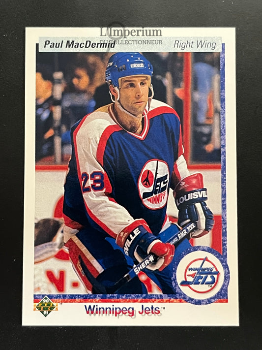 218. Paul MacDermid Upper Deck 1990-91 Hockey Card