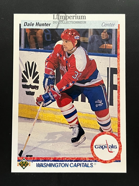 219. Dale Hunter Upper Deck 1990-91 Hockey Card