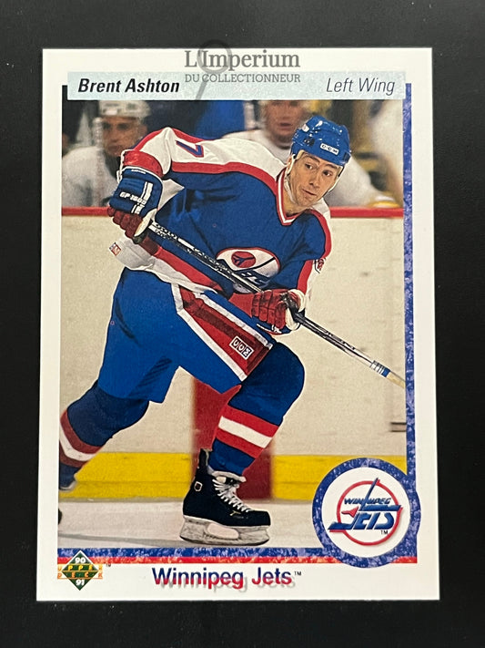 220. Brent Ashton Upper Deck 1990-91 Hockey Card