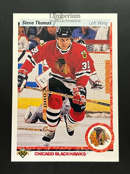 221. Steve Thomas Upper Deck 1990-91 Hockey Card