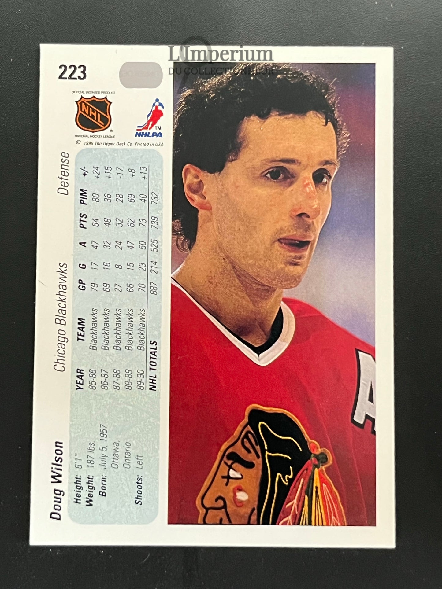 223. Doug Wilson Upper Deck 1990-91 Hockey Card
