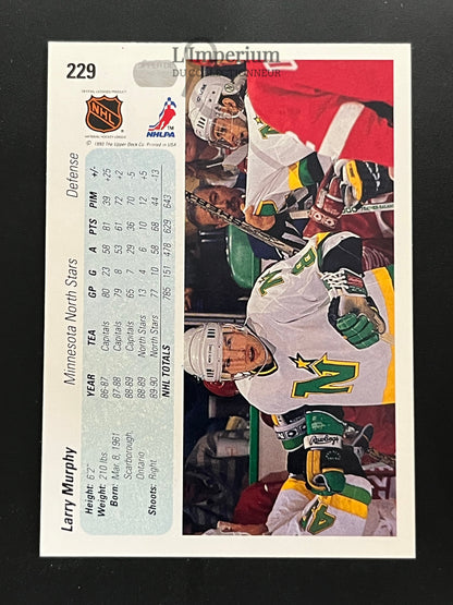 229. Larry Murphy Upper Deck 1990-91 Hockey Card