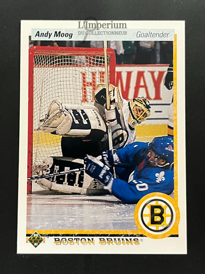 232. Andy Moog Upper Deck 1990-91 Hockey Card