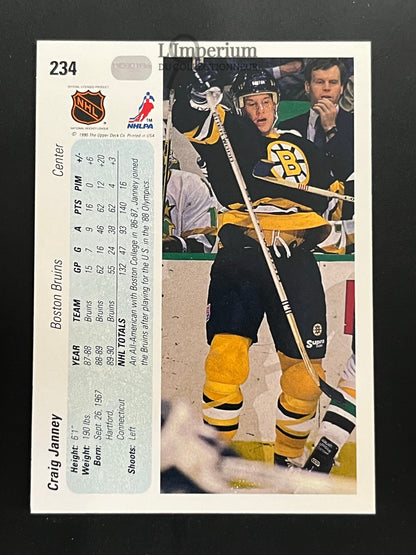 234. Graig Janney Upper Deck 1990-91 Hockey Card