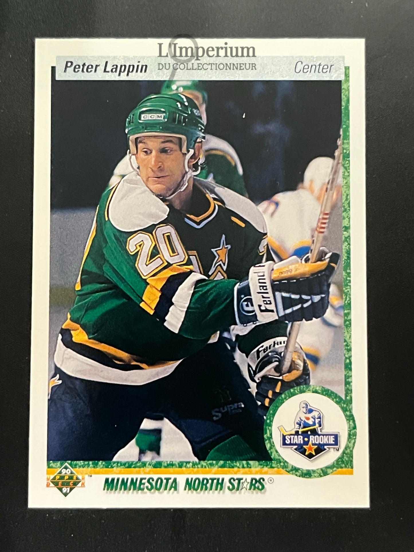 235. Peter Lappin RC Upper Deck 1990-91 Hockey Card