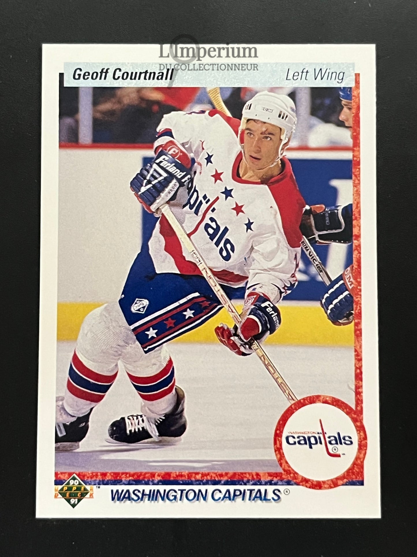 238. Geoff Courtnall Upper Deck 1990-91 Hockey Card