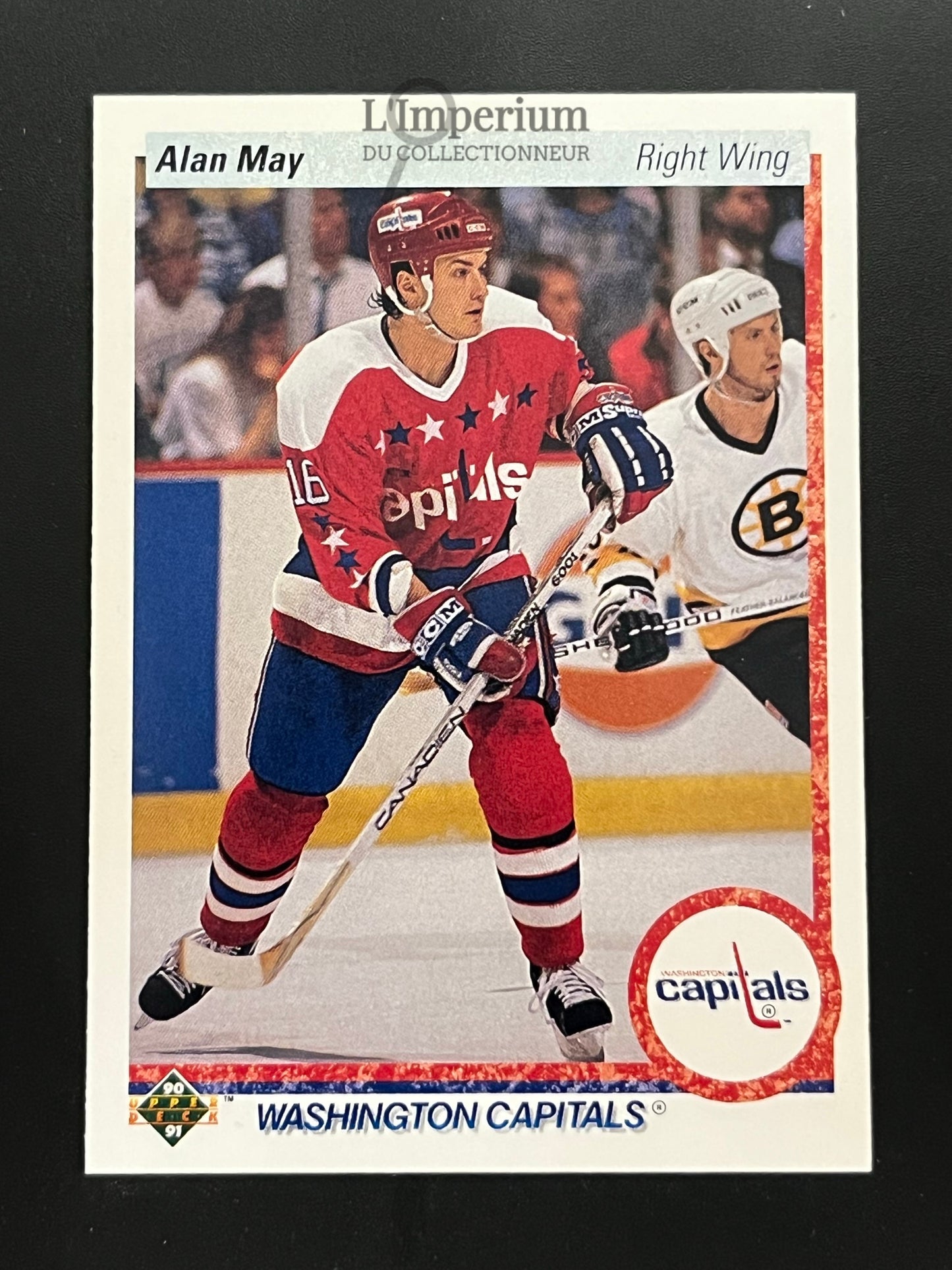 240. Alan May RC Upper Deck 1990-91 Hockey Card