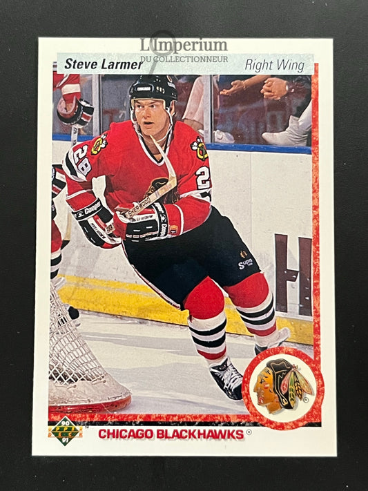 242. Steve Larmer Upper Deck 1990-91 Hockey Card