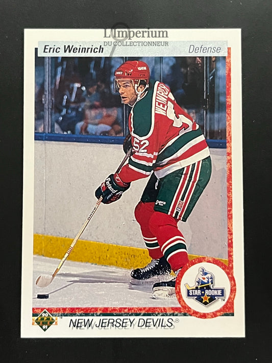 245. Eric Weinrich RC Upper Deck 1990-91 Hockey Card