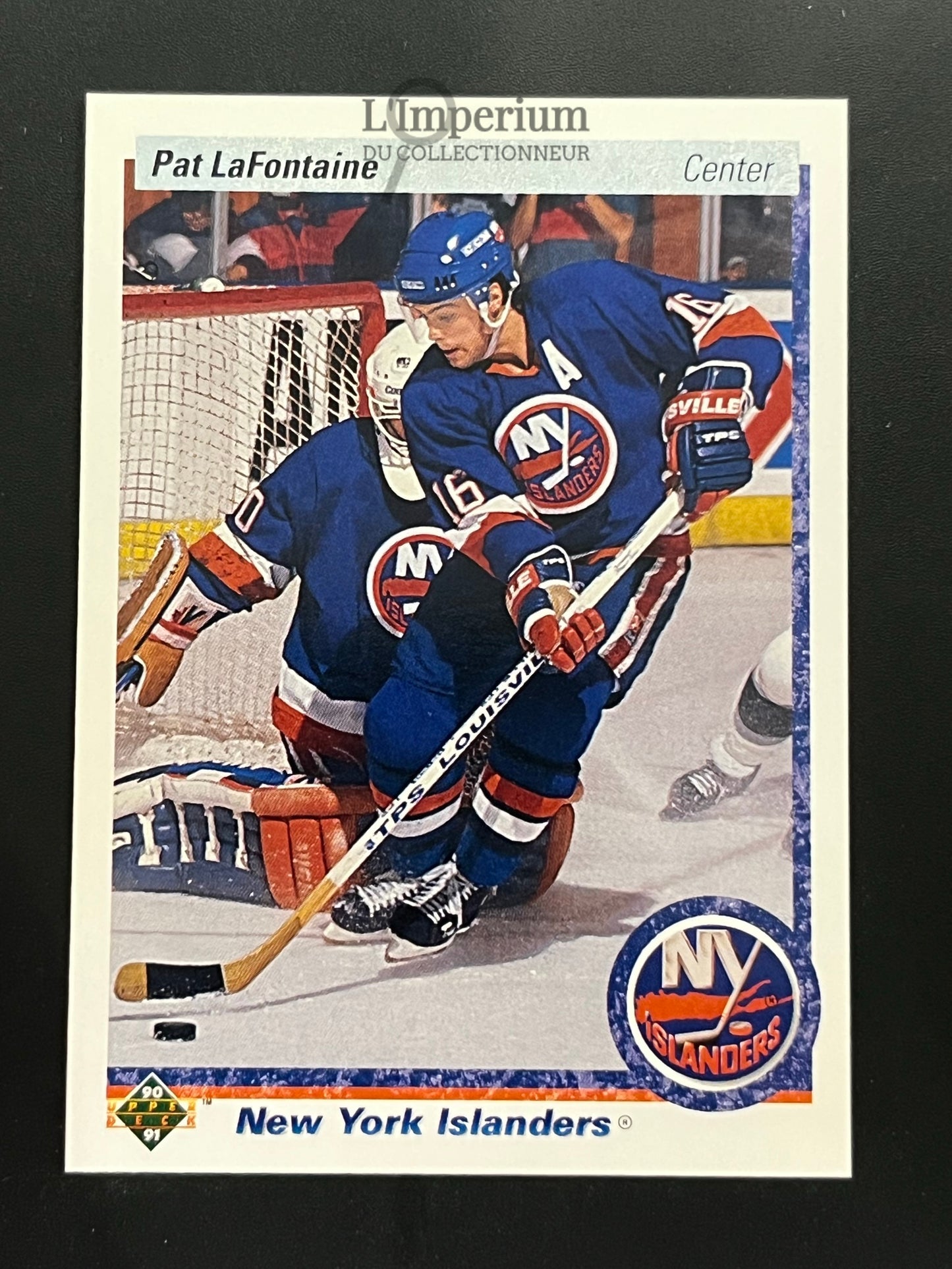 246. Pat Lafontaine Upper Deck 1990-91 Hockey Card