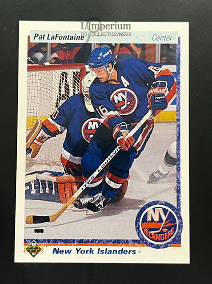 246. Pat Lafontaine Upper Deck 1990-91 Hockey Card
