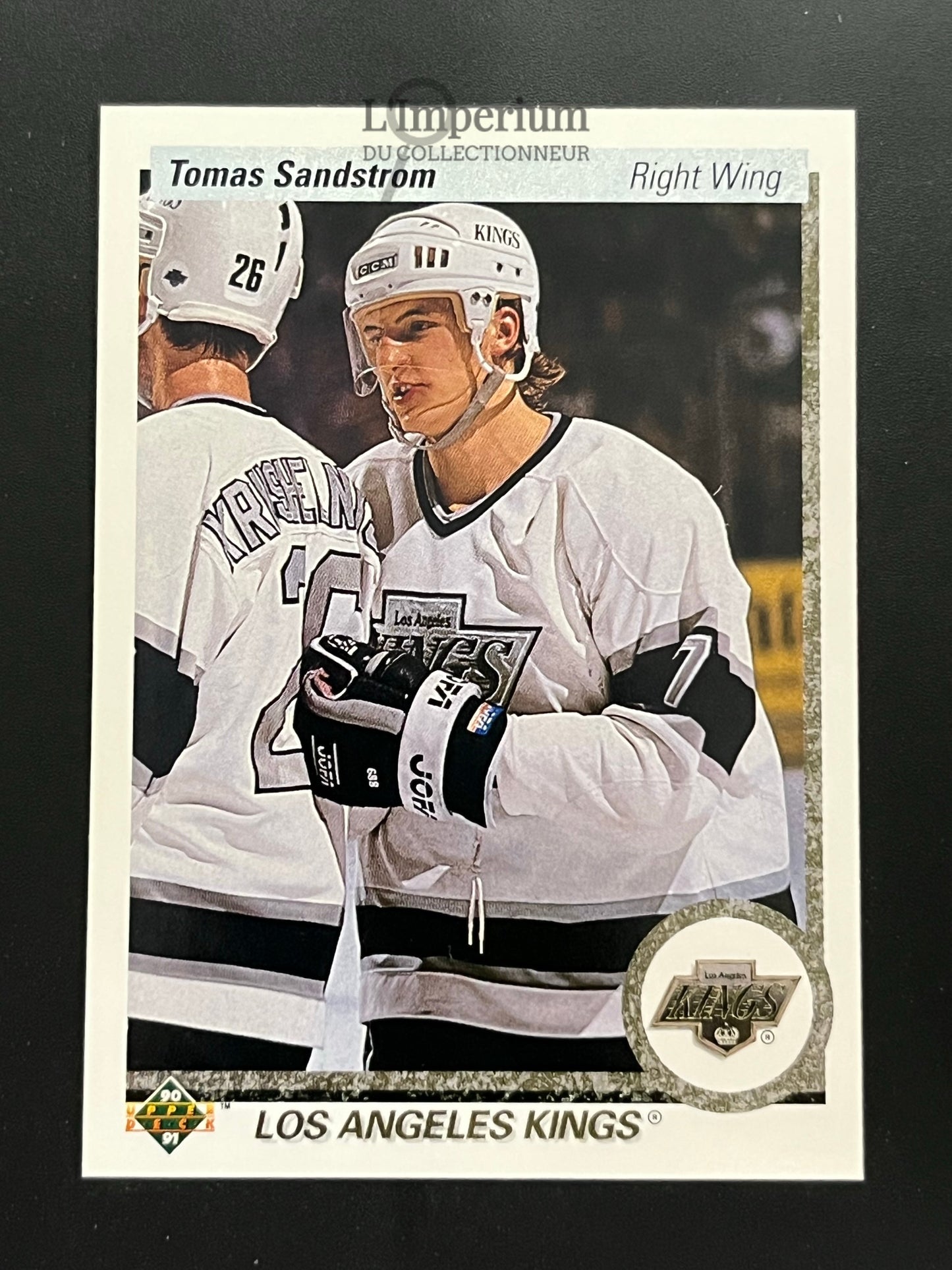 251. Thomas Sandstrom Upper Deck 1990-91 Hockey Card