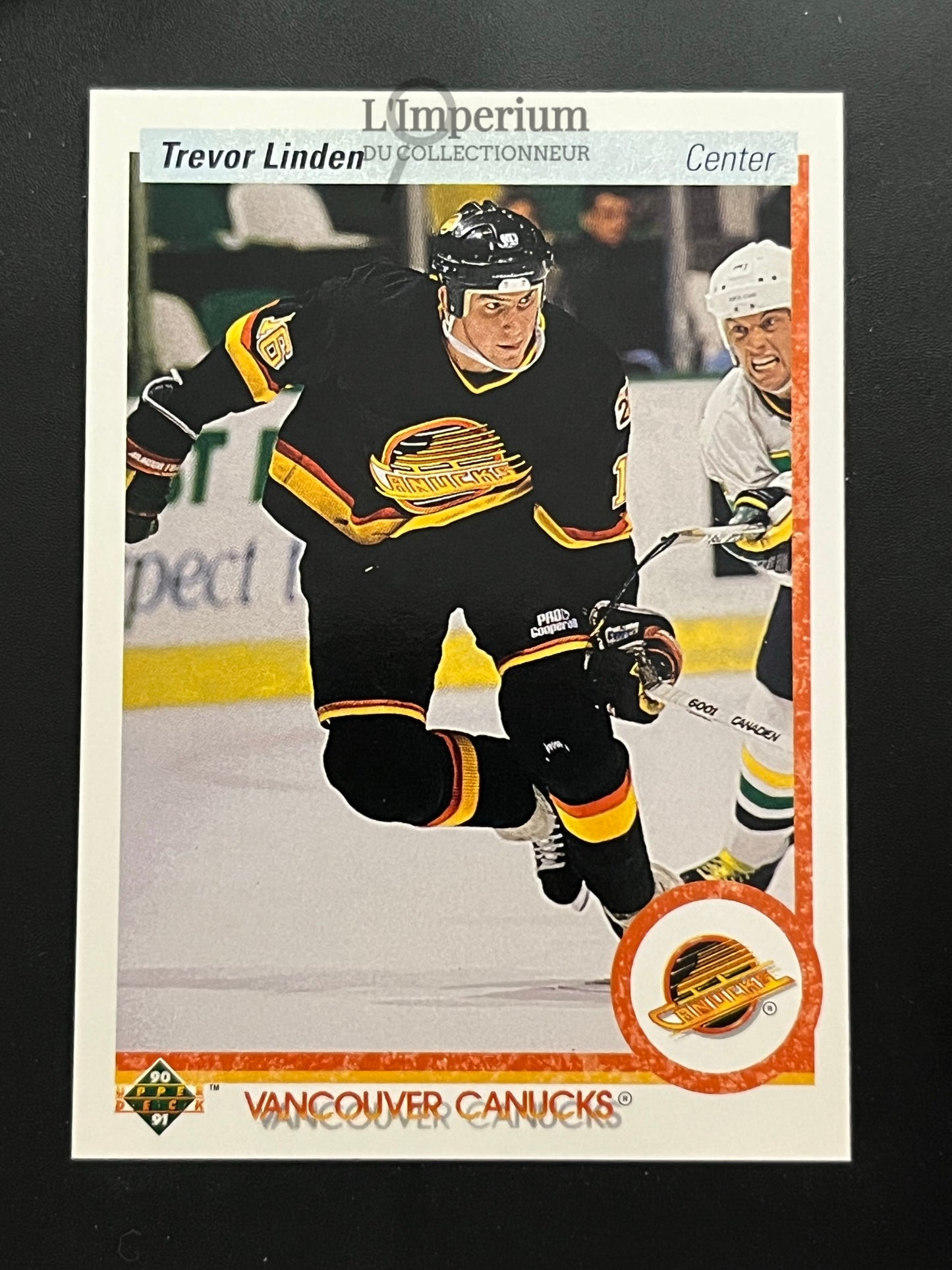 256. Trevor Linden Deck 1990-91 Hockey Card