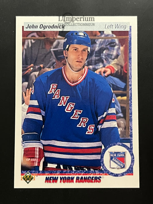 258. John Ogrodnick Upper Deck 1990-91 Hockey Card
