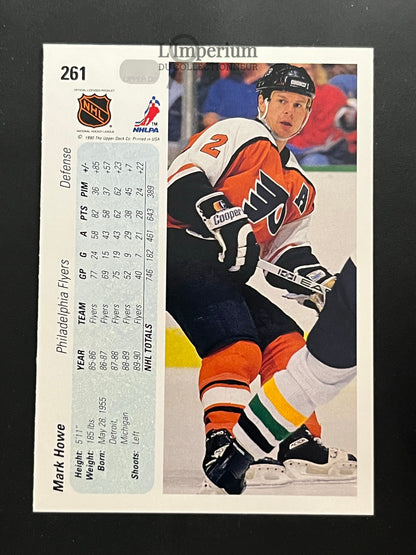 261. Mark Howe Upper Deck 1990-91 Hockey Card