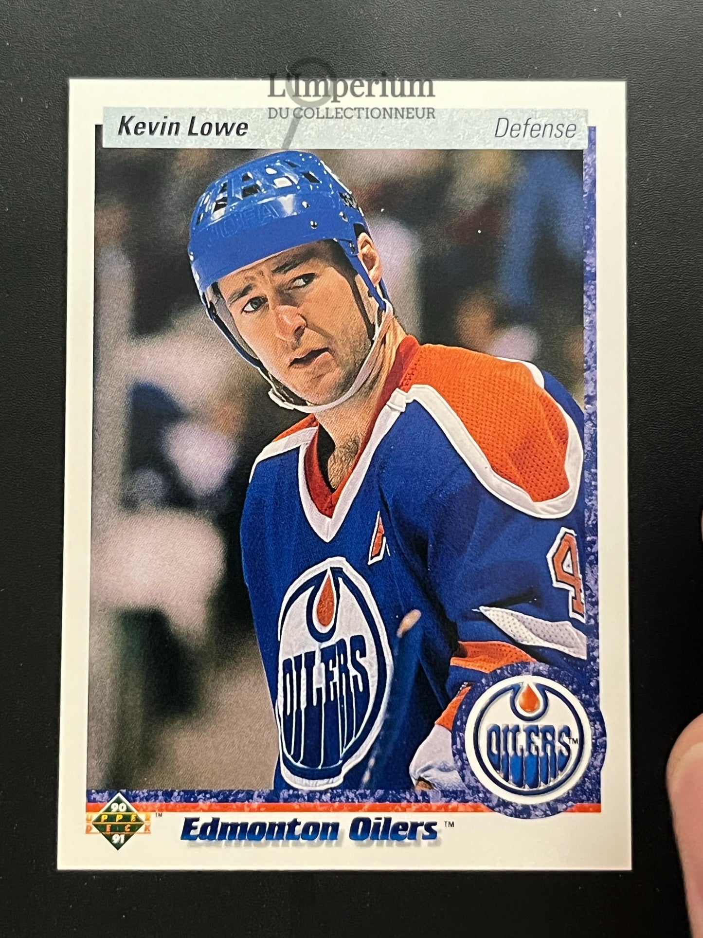 262. Kevin Lowe Upper Deck 1990-91 Hockey Card