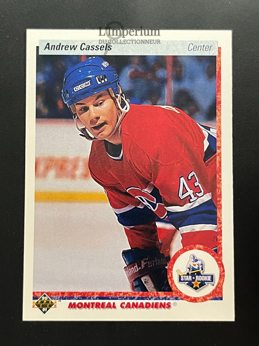 265. Andrew Cassels RC Upper Deck 1990-91 Hockey Card