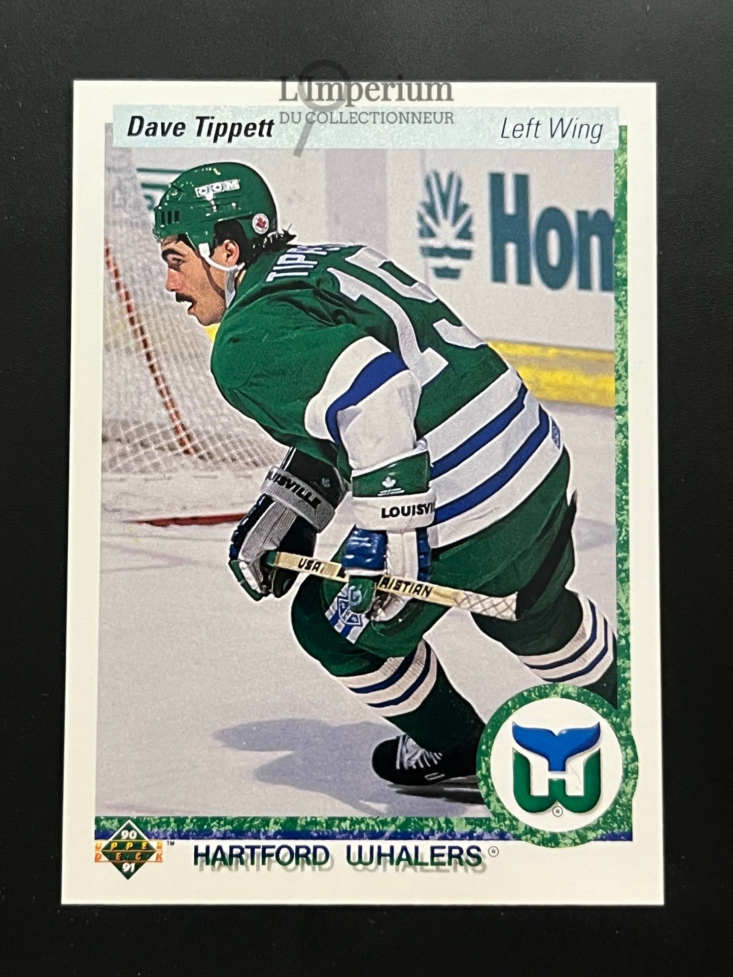 270. Dave Tippett Upper Deck 1990-91 Hockey Card
