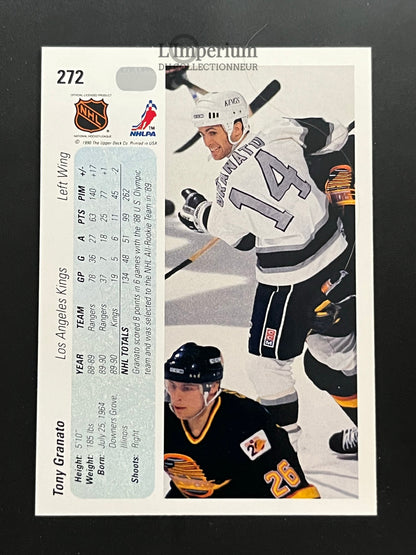 272. Tony Granato Upper Deck 1990-91 Hockey Card