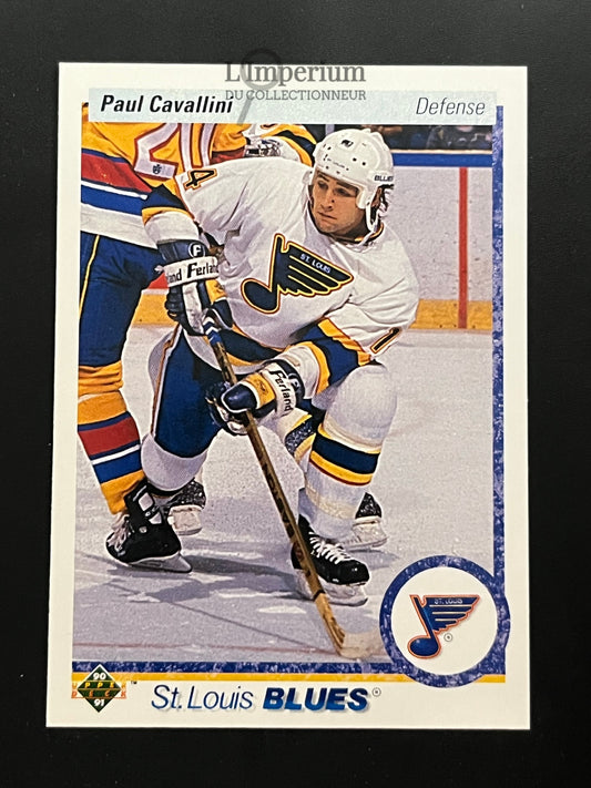 281. Paul Cavallini Upper Deck 1990-91 Hockey Card