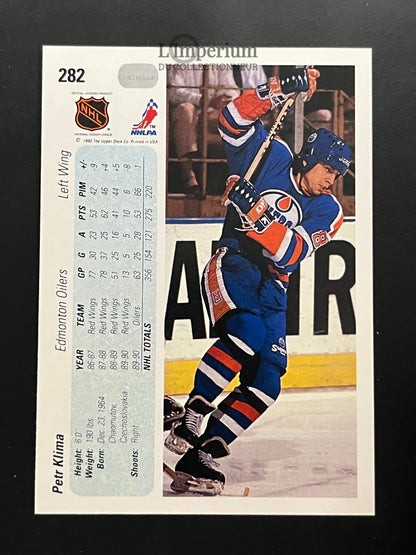 282. Petr Klima Upper Deck 1990-91 Hockey Card
