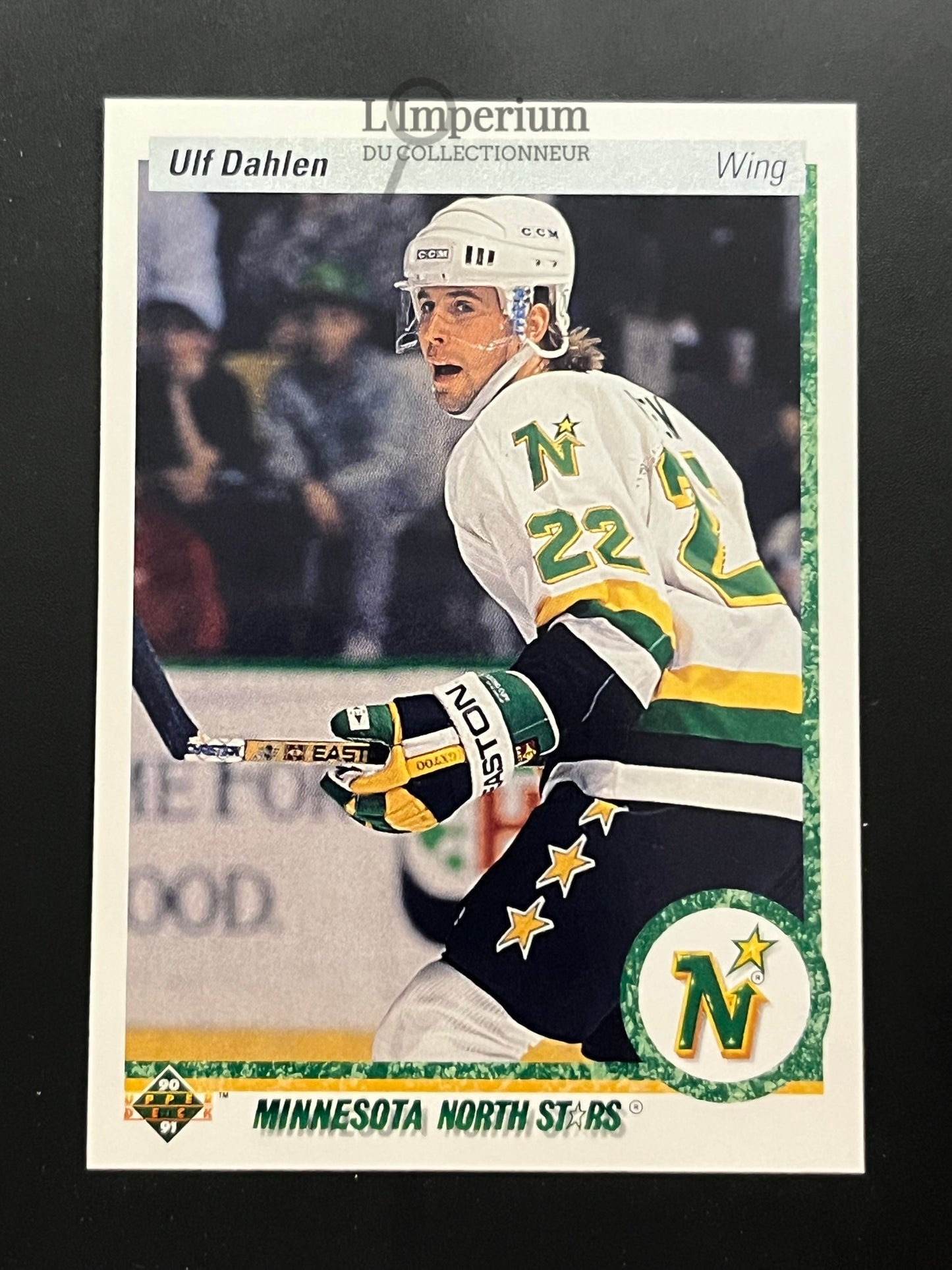 283. Ulf Dahlen Upper Deck 1990-91 Hockey Card