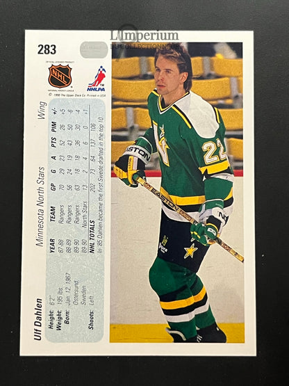 283. Ulf Dahlen Upper Deck 1990-91 Hockey Card