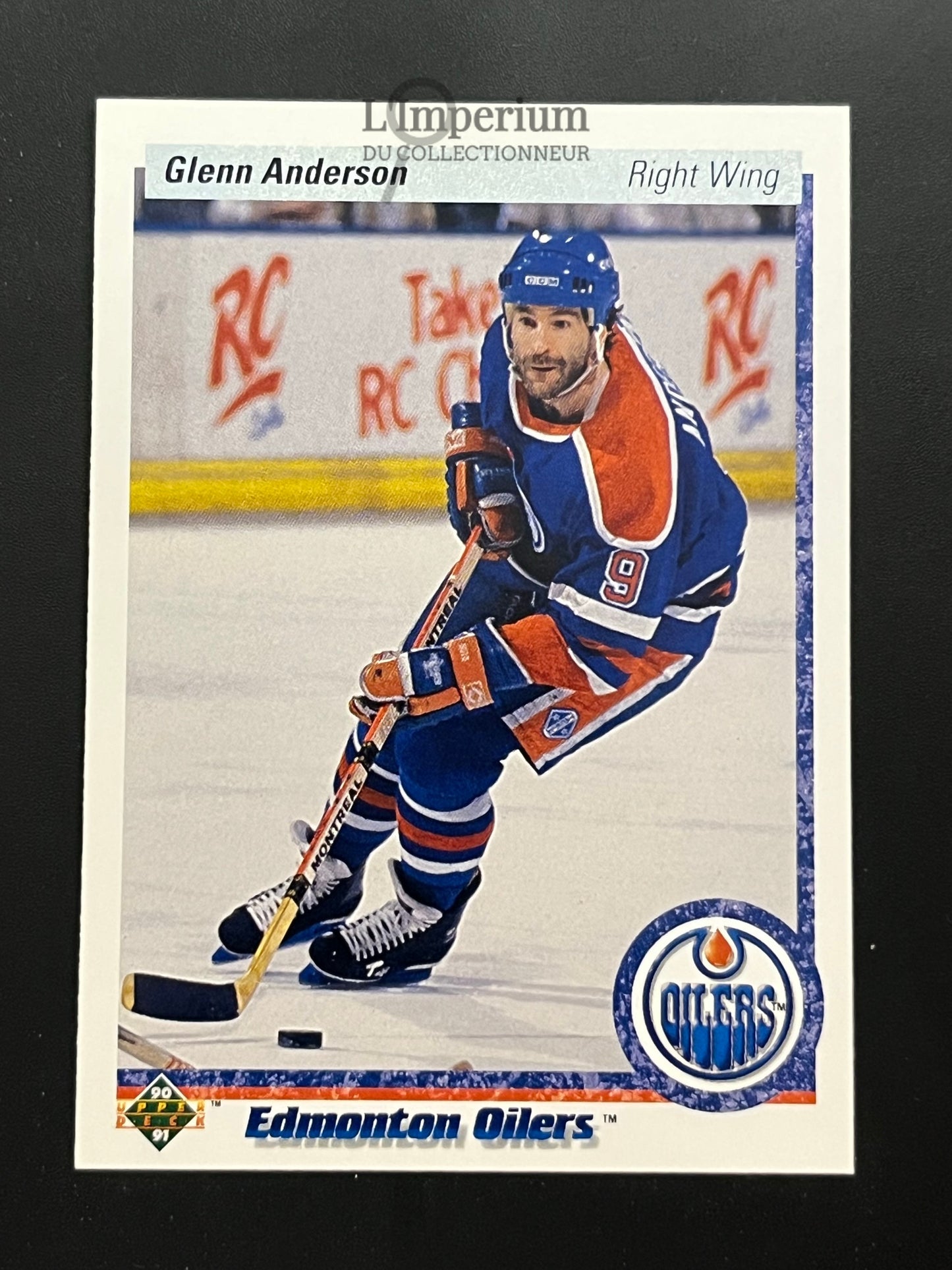 284. Glenn Anderson Upper Deck 1990-91 Hockey Card