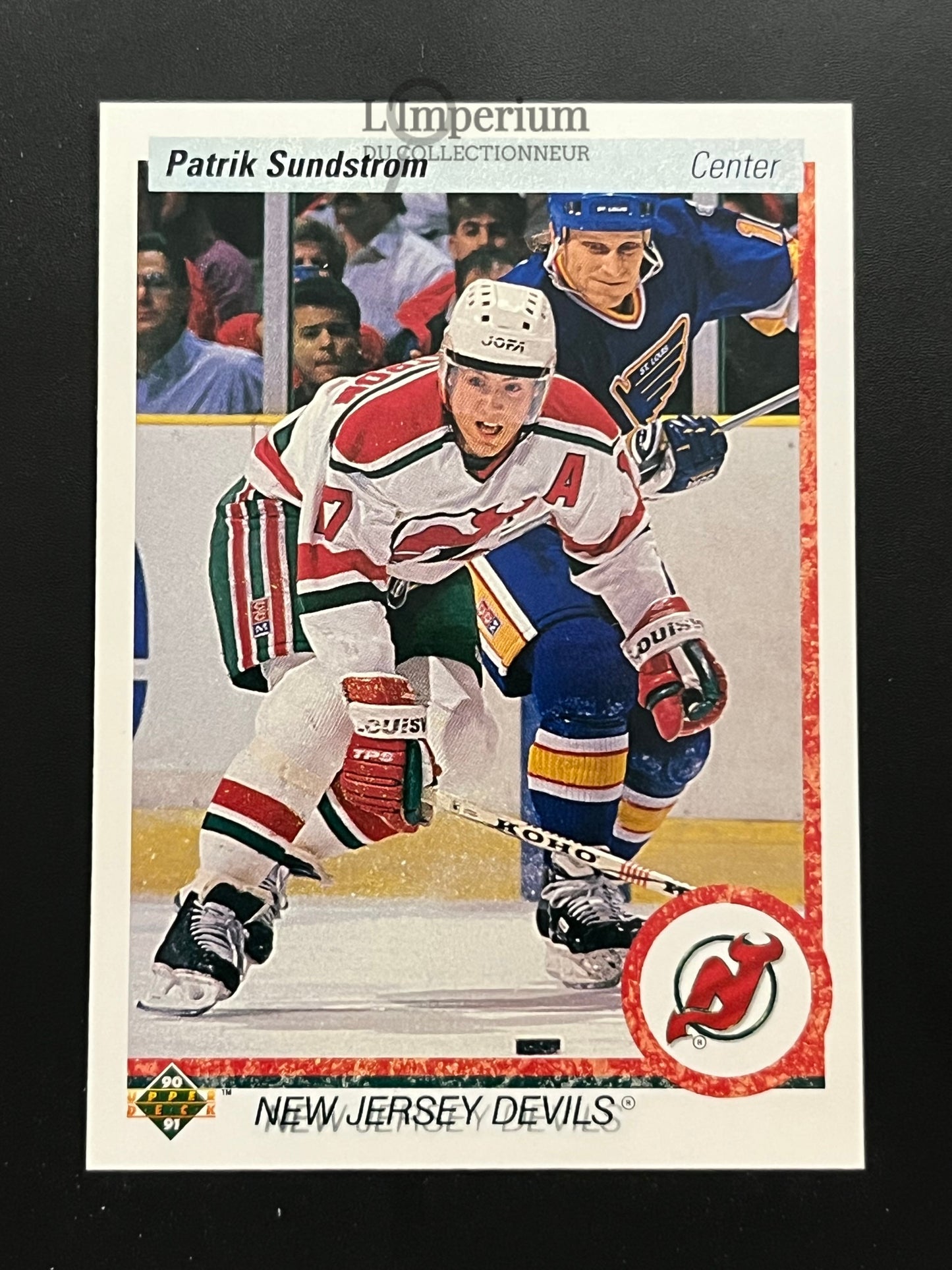 288. Patrick Sundstrom Upper Deck 1990-91 Hockey Card