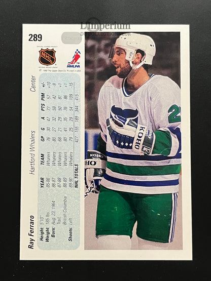 289. Ray Ferrero Upper Deck 1990-91 Hockey Card