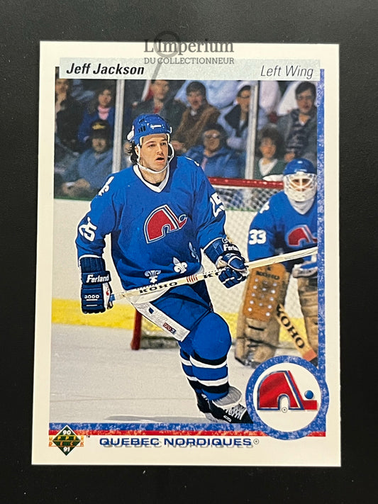 291. Jeff Jackson Upper Deck 1990-91 Hockey Card