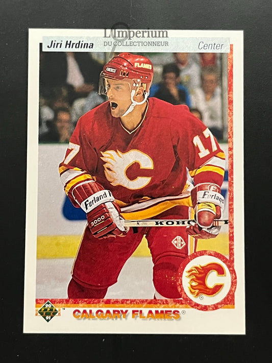 292. Jiri Hrdina RC Upper Deck 1990-91 Hockey Card