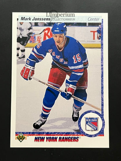 298. Mark Janssens RC Upper Deck 1990-91 Hockey Card