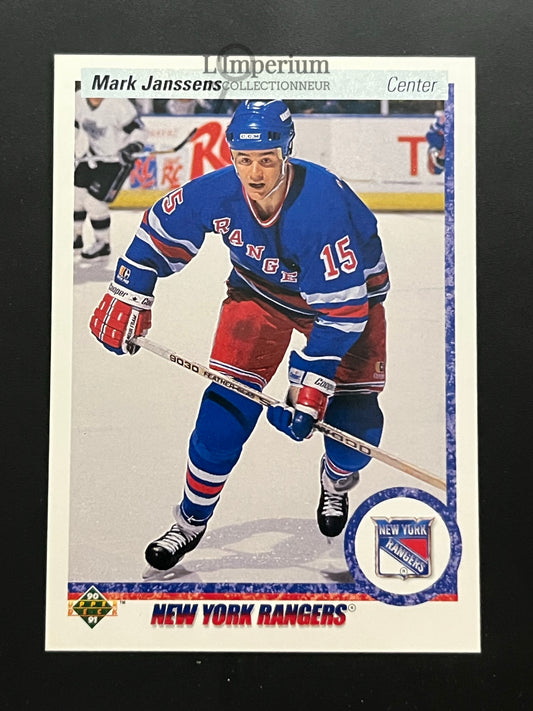 298. Mark Janssens RC Upper Deck 1990-91 Hockey Card