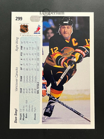 299. Stan Smyl Upper Deck 1990-91 Hockey Card