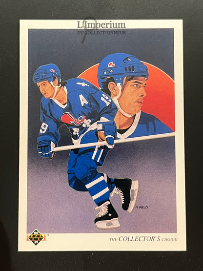 301. Joe Sakic TC Upper Deck 1990-91 Hockey Card