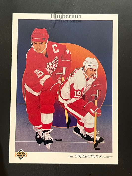 303. Steve Yzerman TC Upper Deck 1990-91 Hockey Card